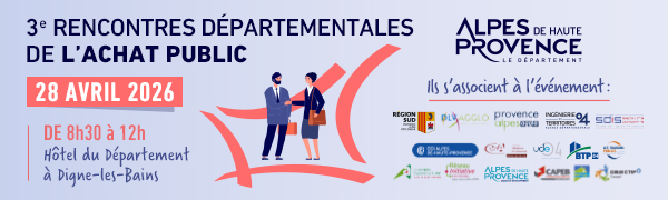 Bandeau des Rencontres Départementales de l'achat public